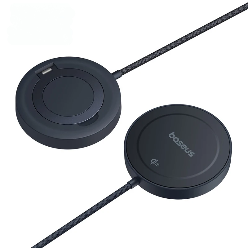 Magnetic Wireless Charger with Integrated Stand