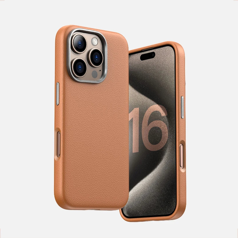 Leather Magnetic Case For iPhone