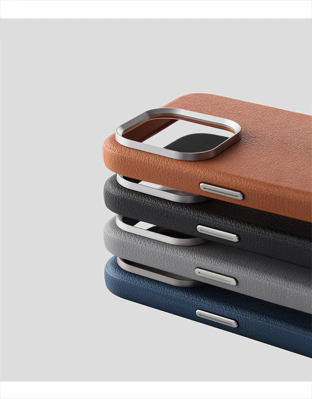 Leather Magnetic Case For iPhone