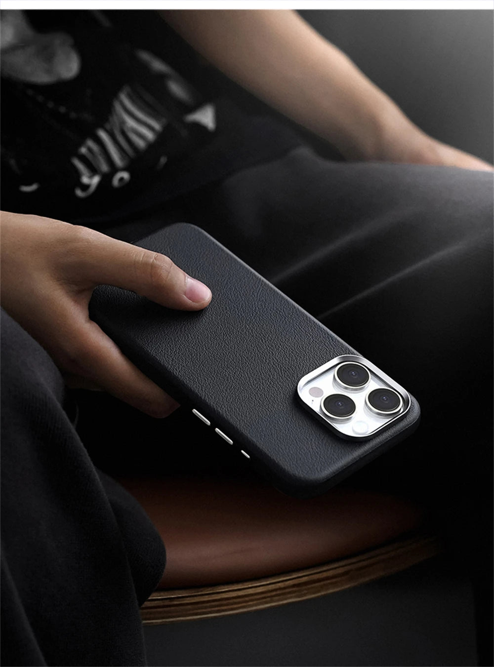 Leather Magnetic Case For iPhone