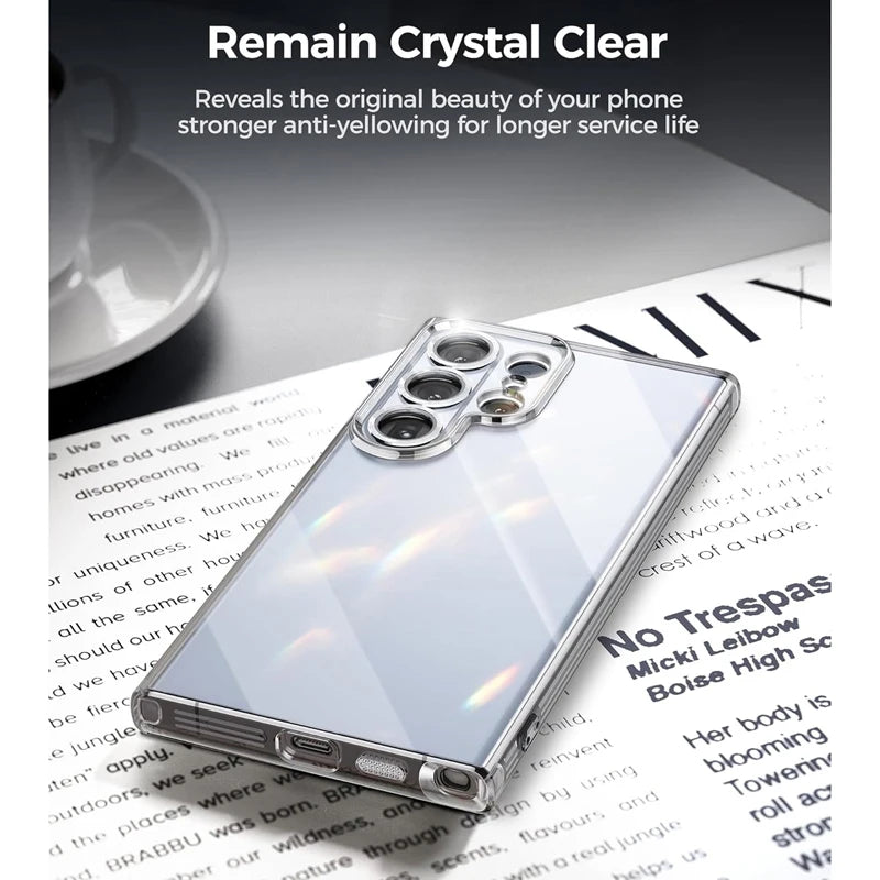 Clear Silicone Case for Samsung Galaxy